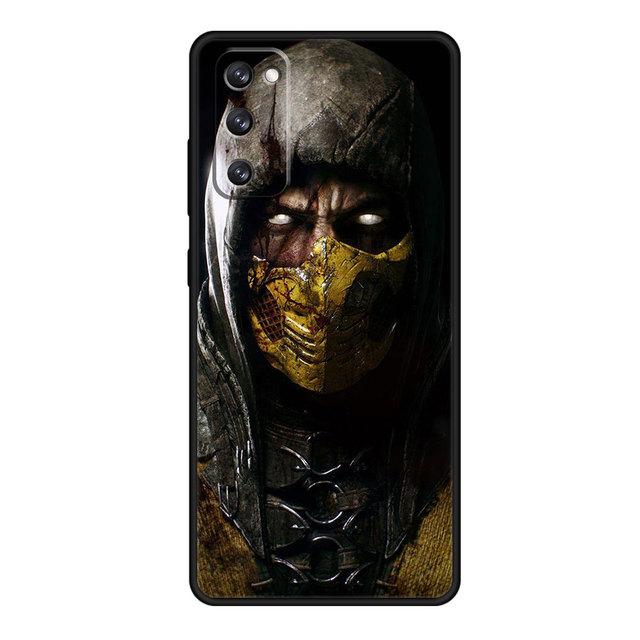 Game Mortal Kombat For Samsung Galaxy S21 Plus S22 Ultra 5g S10 Lite Note 20 10 S8 S20 Fe S9 S10e S7 Bag Phone Case