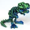 Crystal 3D Printed Tyrannosaurus Rex Big Mouth 3D Articulated Dinosaur Toys  Landscaping Decoration
