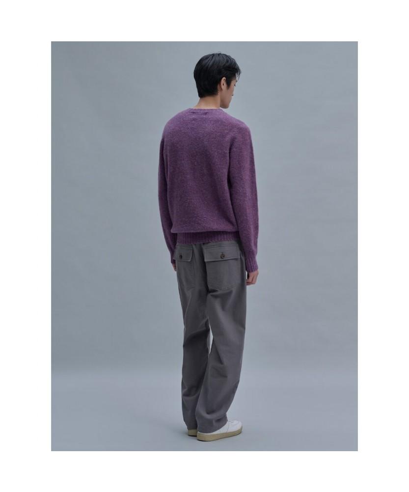SHIFT.G Semi Wide Twill Fatigue Pants Light Gray