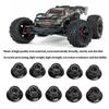 10 Pcs Lock Tire Nut Corrosion Resistant RC Model Car M5 Flange Nut Lock Tire Nut