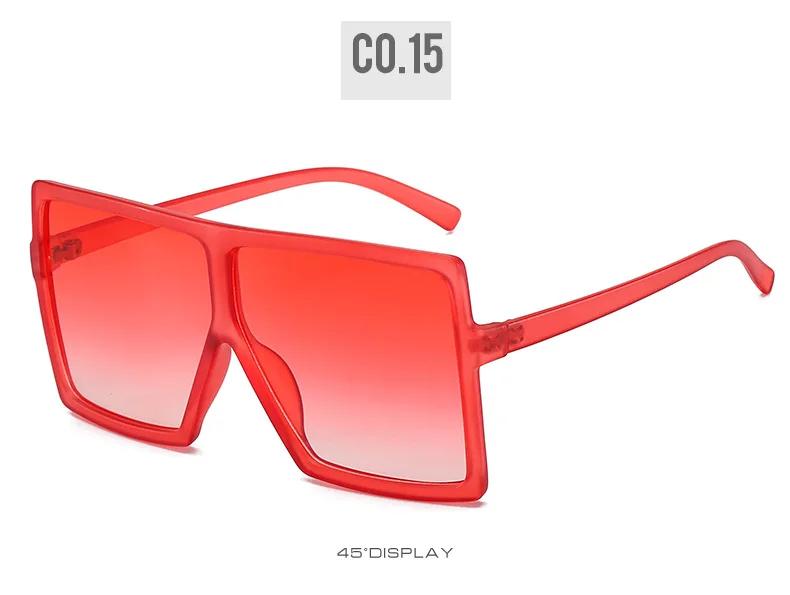 New Sunglasses Square Women Sun Glasses Female Eyewear Eyeglasses Plastic Frame Clear Lens UV400 Shade Fashion Driving