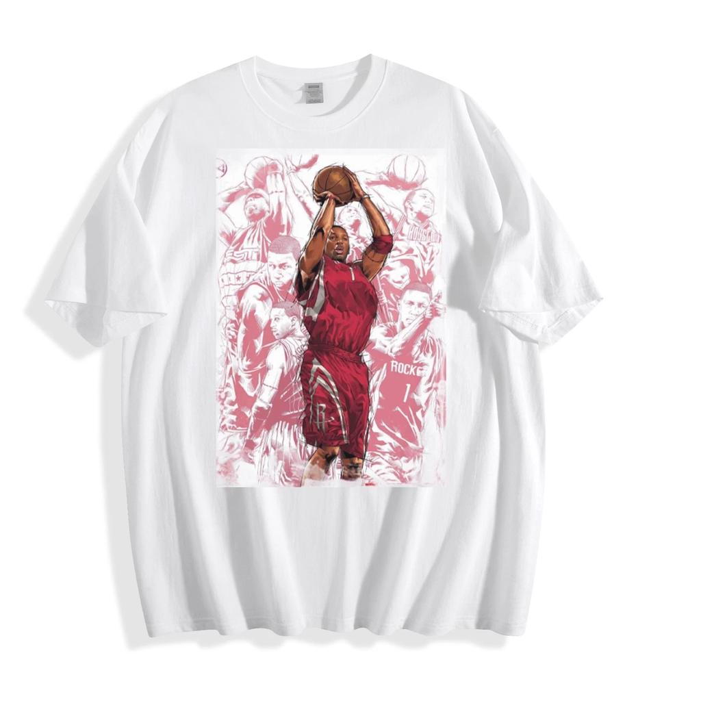 Tracy McGrady Rockets T-Shirt - NBA Scoring Legend Design Unisex Tee