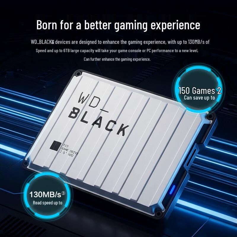 Western Digital WD_BLACK P10 6TB Portable External Hard Drive