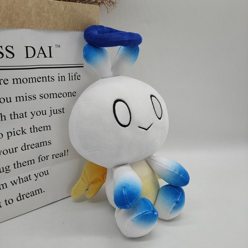 Jucărie de pluș alb Chao de desene animate Papusa umpluta Kawaii Cute Anime Plushie Gift