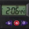 Car Dashboard Desk Clock Digital LCD Screen Alarm Clock With Flexible Stand