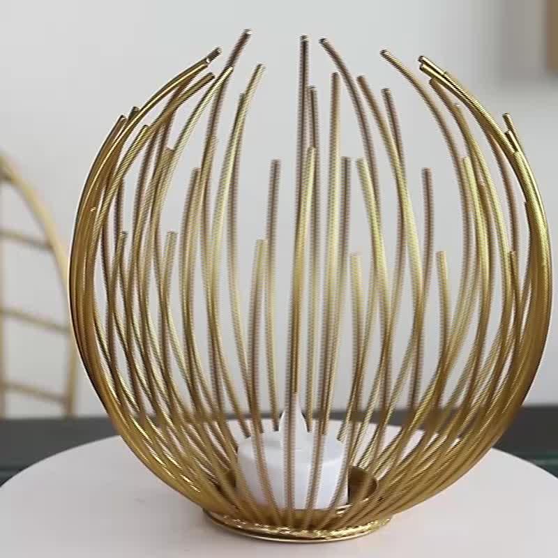 Incense Holder Candle Holder Geometric North European Romantic Dining Table Candlestick Decoration Wedding Home Decor Gift