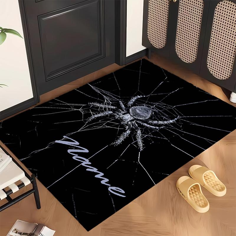Dark Gothic (5) Personalized Name Office Carpet Stylish Decor for Living Room Bedroom Kitchen