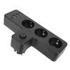 Outlet Extender 3 AC Outlets 3 USB Ports 1 Type C Port Multi Functional Power Strip with for Home