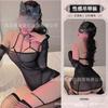 Domila Erotic Underwear Sexy Perspective Royal Sister Tulle Crotch Rivet Bondage SM Suit Passion Temptation