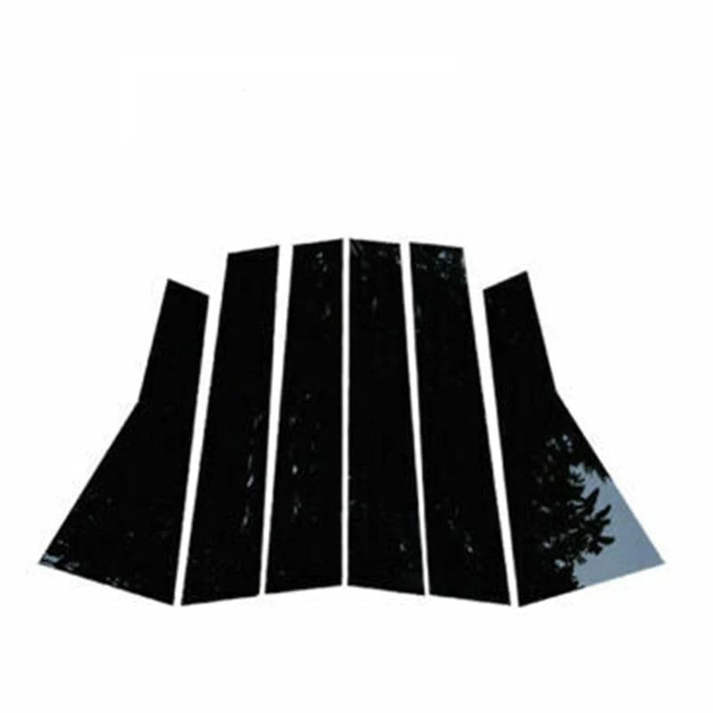 6pcs For HONDA CRV 2012-2016 2016 2014 2015 Window Trim Covers Center Film Column B C Pillar Posts Sticker Car Accessories