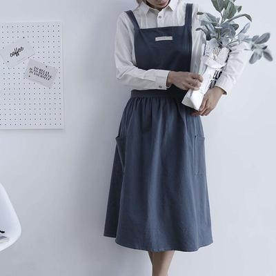 Nordische Qualität Schürze im koreanischen Stil aus Canvas