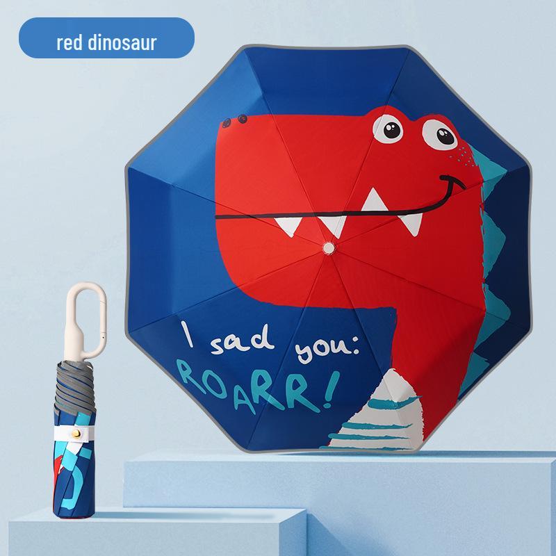 Bezpečný automatický deštník pro děti - Proti propíchnutí, zaoblené rohy pro školáky a školačky