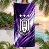 Anderlecht FC Print Quick Dry Beach Towel Microfiber Absorbent Portable Travel Swimming Towel