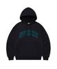 Arch Logo Drop Fit Hoodie Dark Navy
