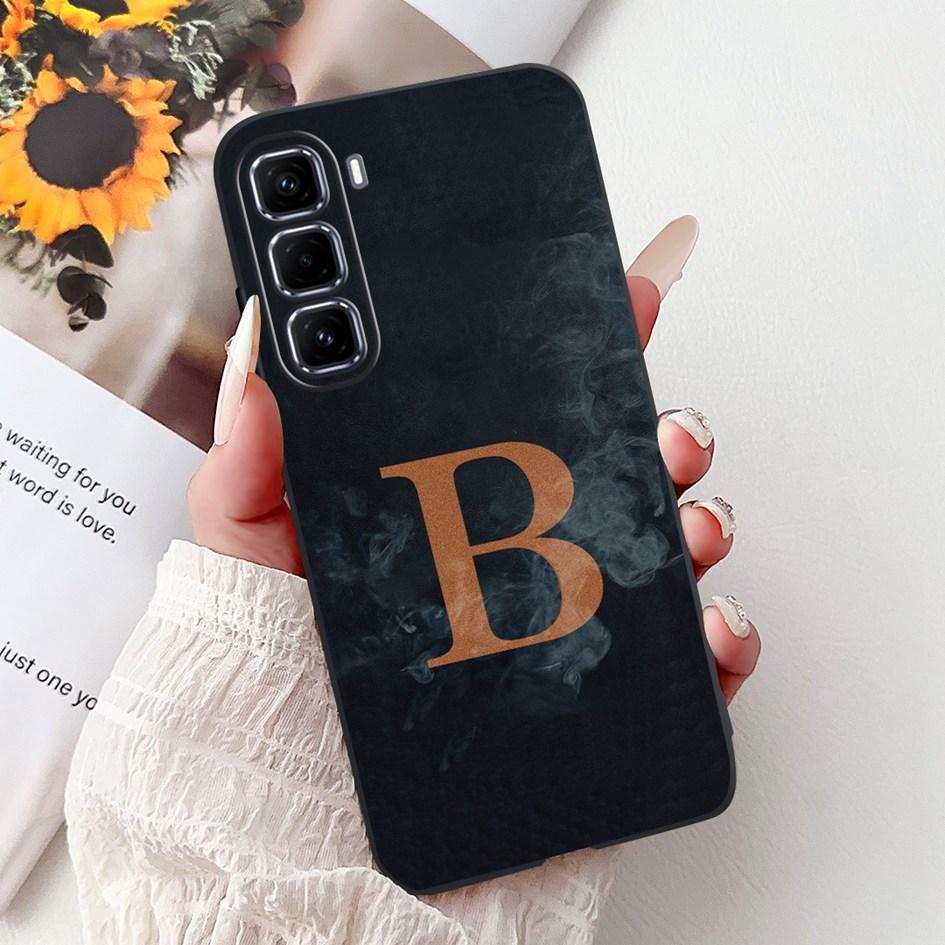 For Infinix Hot 50 Pro Plus Case X6880 X6881 X6882 Silicone Cover Fashion Flower Letters Soft Funda For Hot 50 Pro Hot50 4G Capa