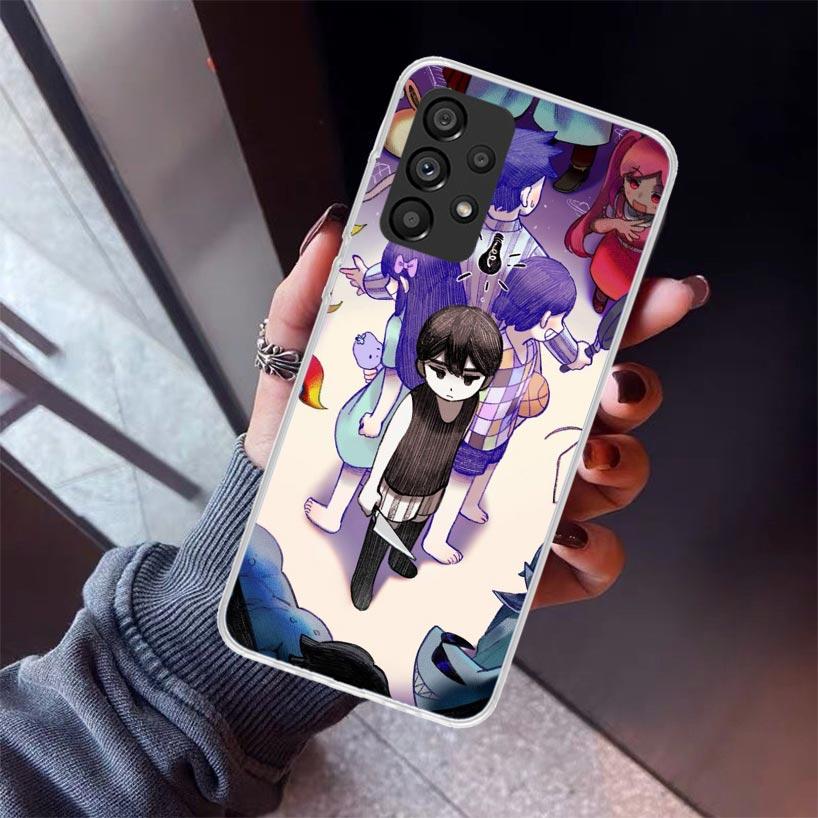 

Game O-Omori Cartoon Phone Case For Samsung Galaxy A52 A51 A50S A32 A22 A12 A02S A72 A71 A31 A70 A30S Note 20 Ultra 10 Plus S10 Samsung A51 4G