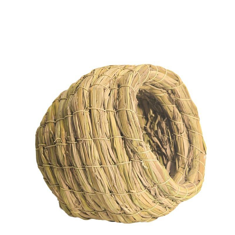 Cockatiel Egg-Laying Nest: Handwoven Tiger Grass Insulated Bird Nest for Warmth and Comfort
