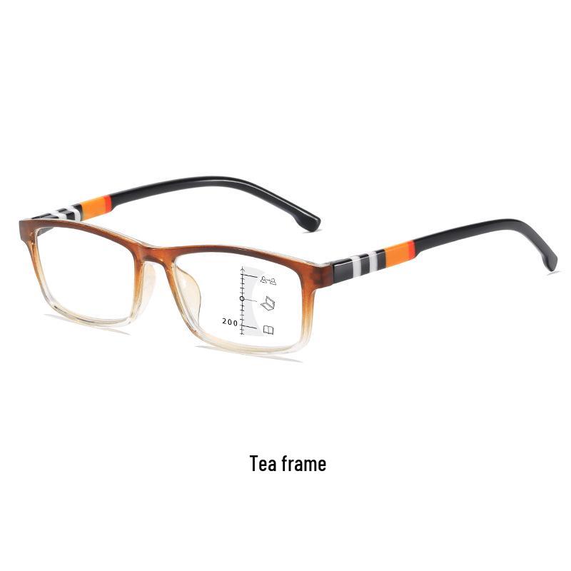 

Новые прогрессивные мультифокальные очки для чтения для людей среднего и пожилого возраста - с защитой от синего света, двойного назначения для дали и близи +350 Multi-focus