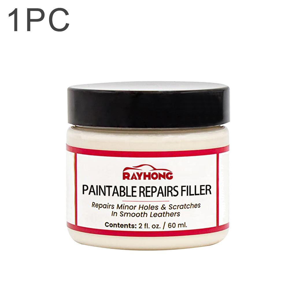1-8PCS Leather Filler Repair Paste Leather Tears Cracks Scratches Repair Paste for Car Seats Furniture Refurbishing Hole Filler