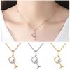 Women Wine Glass Pendant Zirconia Long Chain Necklace Jewelry Charms Gift