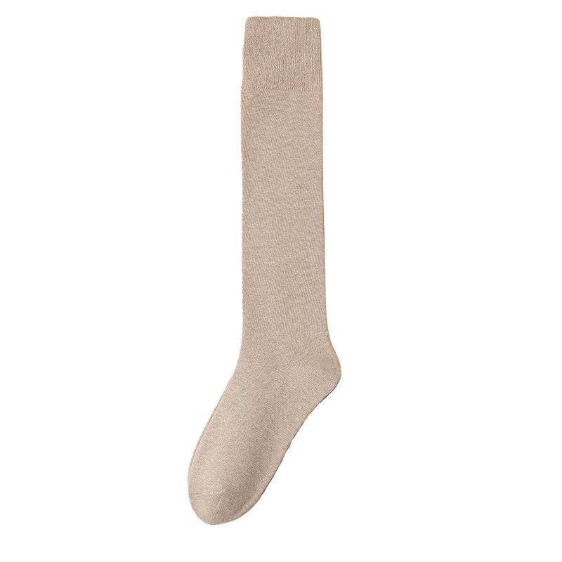 Female Spring and Autumn Cotton Pressure Thin Leg Long Leg Socks