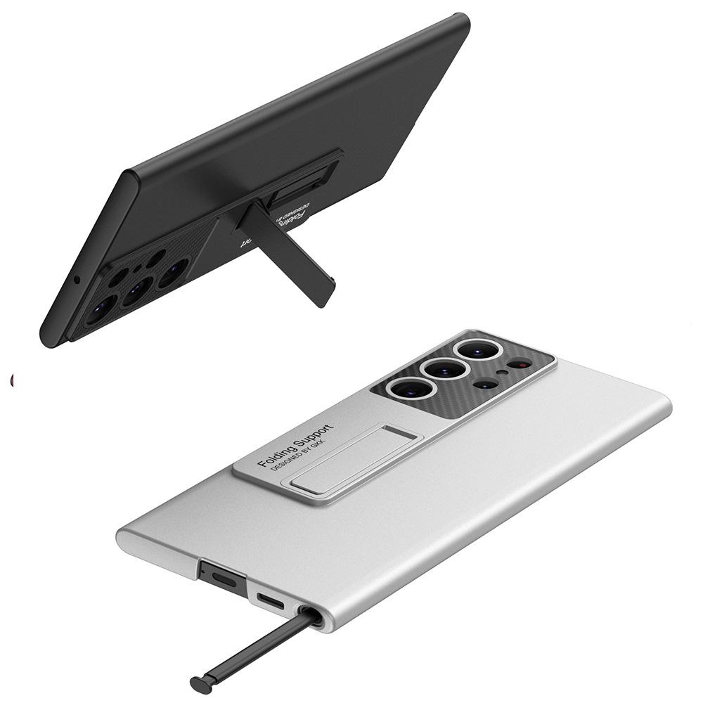 Kryt Samsung S23 Ultra s plným krytím proti pádu s kreativním stojánkem