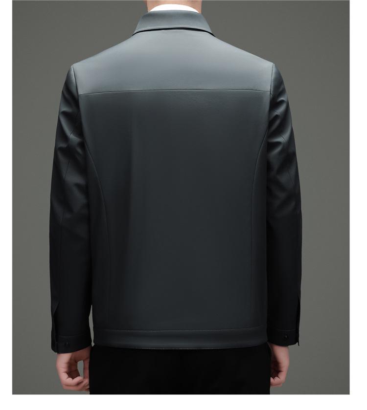 Spring 2026 Men's Lapel Business Jacket - Middle-aged and Dad Style
