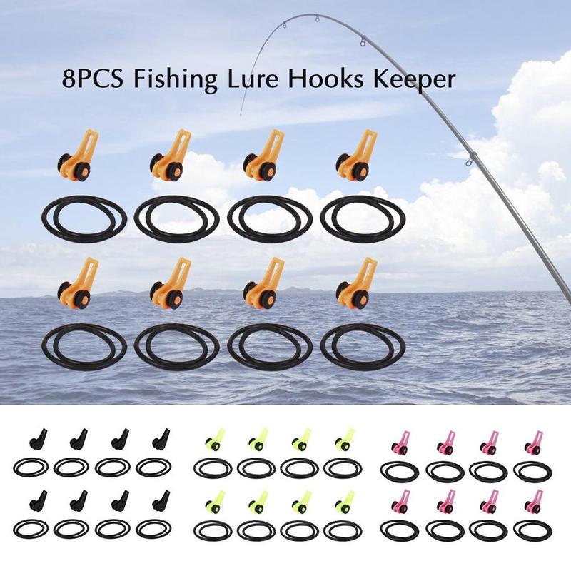 Plastic Fishing Hook Secure Keeper Holder Lure Accessories 10PcsBag Plastic Fishing Hook Keeper for Fishing Rod Pole