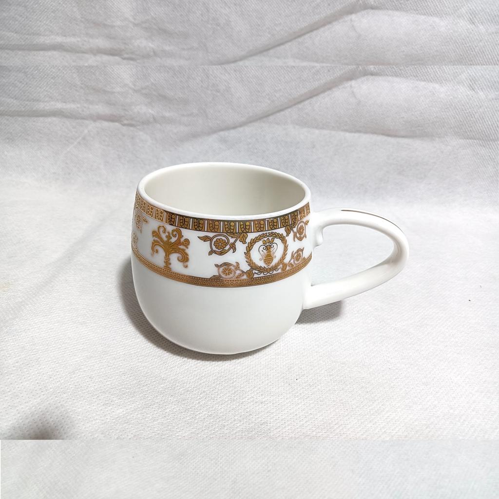 1 buc set ceainic si cani de ceai Set de ceainic cu 8 capete din ceramica in stil european de capacitate mare, simplu, fierbător de apă rece și caldă, set de căni de apă caldă și rece Creative Ins simplu