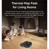 A25F-For Dreame X60 Max Ultra Mop Cloth-Washable Thermal Storage Cleaning Pad For Floor Cleaning(4Pcs)
