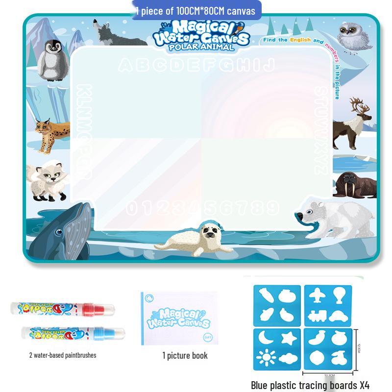 Magic Water Canvas: Children's Colorful Doodle Mat & Drawing Board