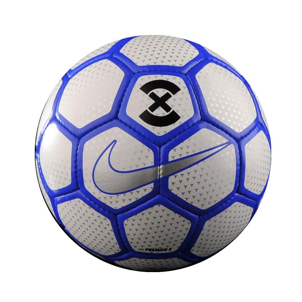 

Nike Size 5 Soccer Ball Pu Machine Stitched Soccer Ball Unisex Silver Blue SC3508-100 Size 5 Ball