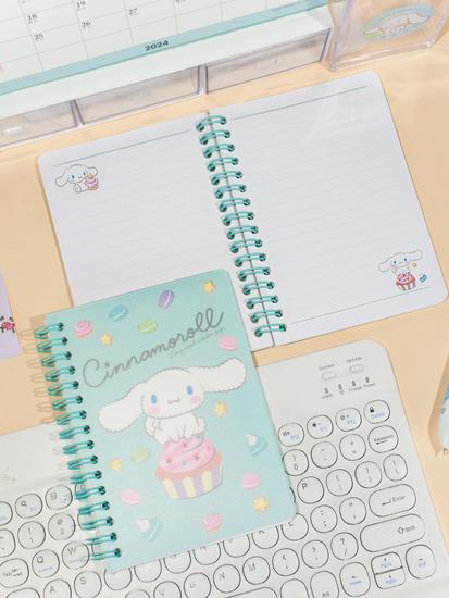 A6 Coil Notebook - Cute Diary with Color Pages for Elementary Students