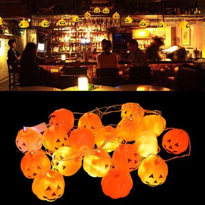 16 LED Pumpkins String Light Pumpkin Lights For Halloween Party Decoration