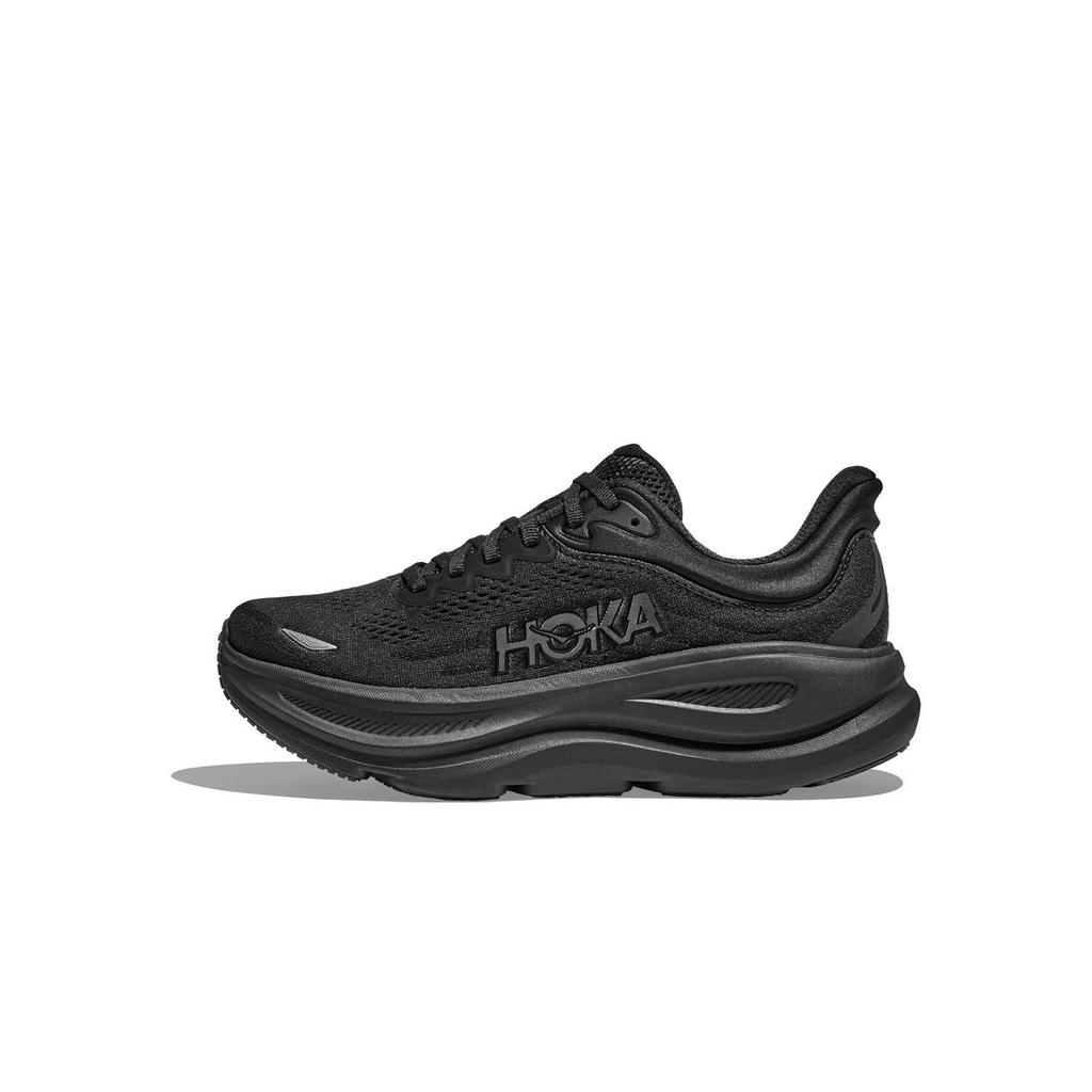 HOKA One One Bondi 9 Comfortable Versatile Cushioning Slip-Resistant Durable Breathable Lightweight Low-Top Marathon Running Shoes 1162013-BBLC