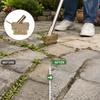 Long Handle Weeding Brush Steel Wire Bristles Scratch Brush Weed Remover  Professional Use