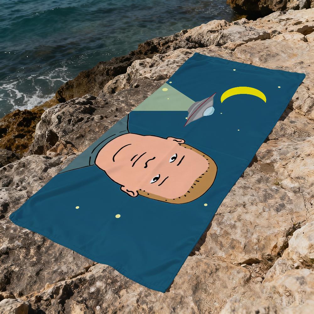 K-king H-hill cartoon Towel Beach Quick Dry Soft B-bobby Pool Towels Gift for Travel Gym Shower Camping sports