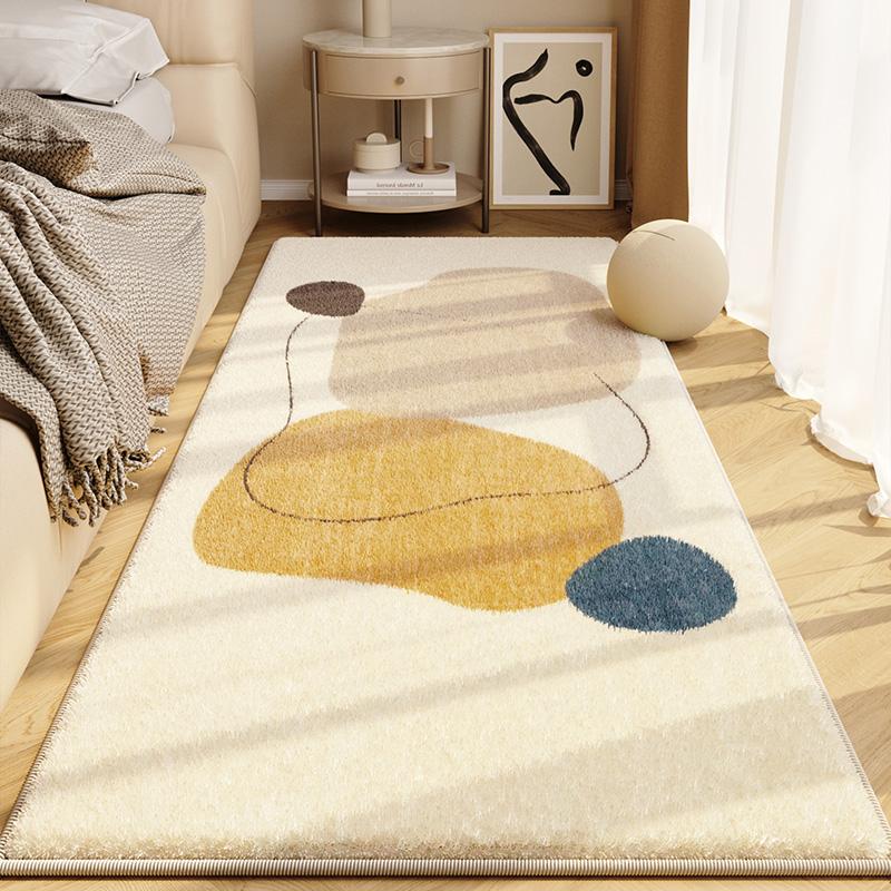 Morandi Color Bedroom Bedside Carpet Master Bedroom Bedside Floor Mat Room Premium Sense Floor Mat Long Strip Machine Washable Mat