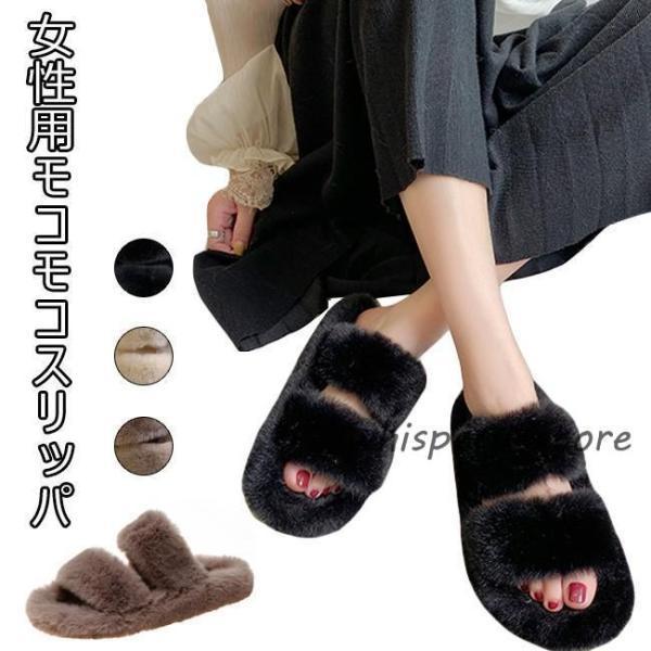 Women s Fur Sandals Winter Slippers Fluffy Slippers Autumn/Winter Women s Fluffy Fur Shoes Flat Shoes Cute Retro