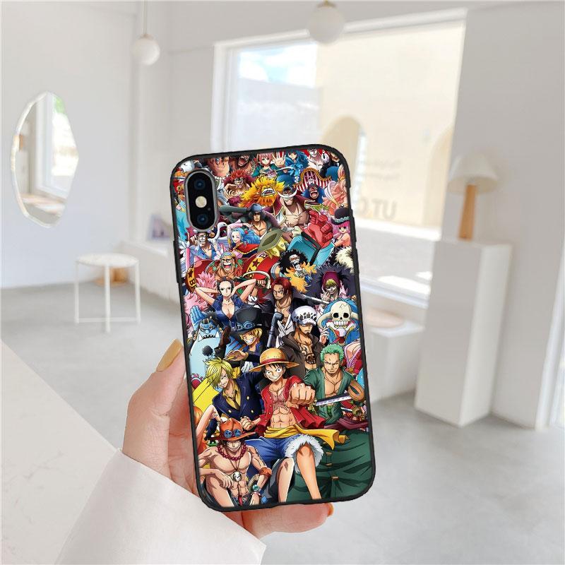 Art One Piece Soft Shell Phone Case for Redmi Note 10 11 12 Pro Max 10S 10C 10T 11A 11S 12S 12C