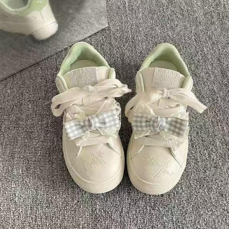 Dopamine graffiti white shoes women's spring and autumn new versatile and versatile casual board shoes tide