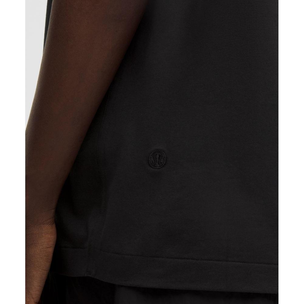 Lululemon All Yours Organic CoTTon T shirT  sTack Black whiTe