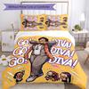 KPOP Hunter 3pcs Bedding Set Duvet Cover Closure Includes 1 Duvet Cover & 2 Pillowcases for All Seasons Bedroom Home Dorm Decor