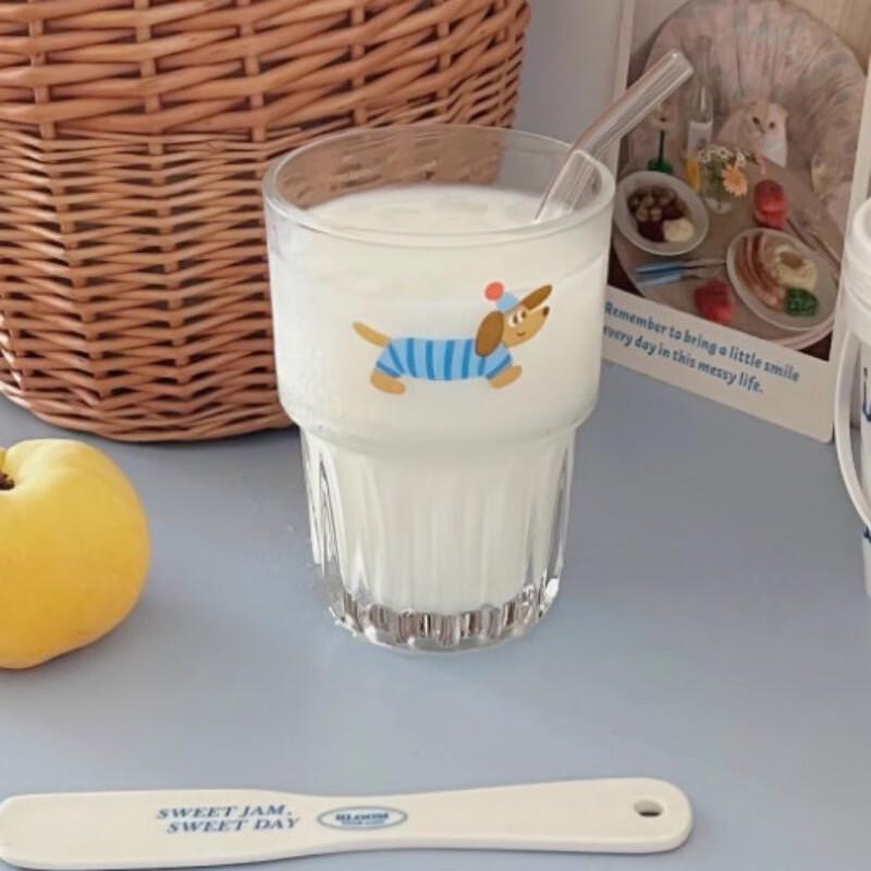 Cute Dachshund Glass Cup