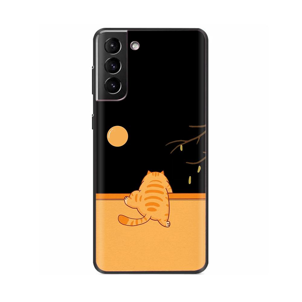 For Samsung S22 Ultra Phone Case Cute Panda Funda For Samsung Galaxy S22 Plus S 22 Ultra Cover Liquid Silicone Protective Coque