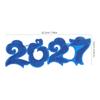 4Pcs Photo Props Glasses 2027 Party Eyewear Bright Colors Plastic Party Glasses for New Years Eve Celebration Photo Booth Props