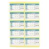 Oil Change Stickers, Set of 100, Tear-resistant, Water-resistant, Re-peel Adhesive,