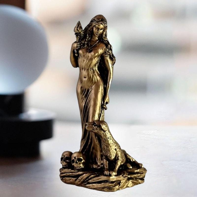 Goddess Statue Resin Art Teaching Tool Crafts Decorative Aphrodite Statue for Desktop Office Bedroom Housewarming Gift Indoor