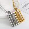 Elegant Sturdy Stainless Steel Abacus Charm Necklace with Portable Designs for Stylish Outfits Accessory Collectors