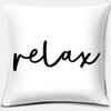 Black and White Style Decorative Pillowcase Car Ornaments Office Living Room Sofa Home Pillowcase